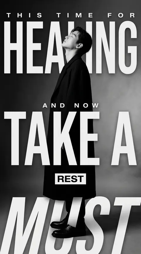Avant-garde monochrome editorial poster in stark black-and-white, medium-format - AI生成图片 3