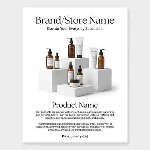 Brand/Store Name: [Insert brand name] Product Name: [Insert product name] Pr - AI生成图片 2