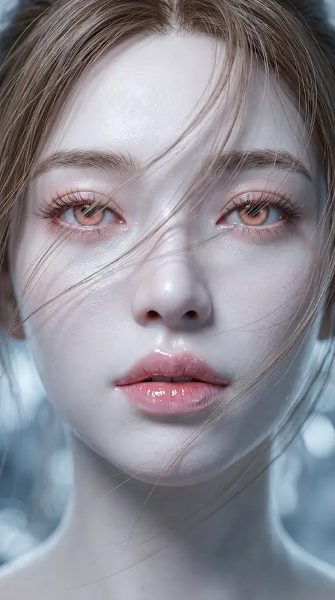 { "intent": { "summary": "An extreme close-up of an Eastern female face in - AI生成图片 4
