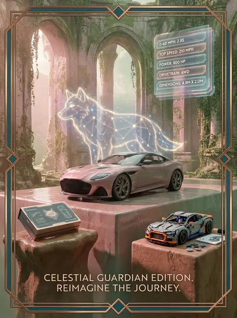 Photorealistic advertising poster centered on a deeply analyzed reference vehicl - AI生成图片 1