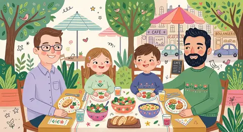Transform this image into a whimsical folk flat illustration with doodle accents - AI生成图片 1