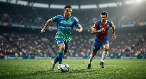 A hyper-realistic, ultra-detailed 8K cinematic wide shot of an elite football mo - AI生成图片 1