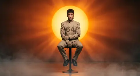 Kael Veyron, a poised neo-futurist vocalist with short tight curls and subtle st - AI生成图片 3