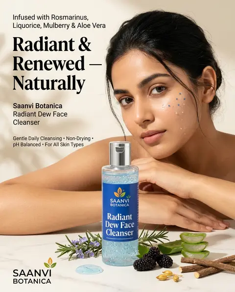 A high-end herbal beauty commercial photograph featuring a close-up of a young I - AI生成图片 1