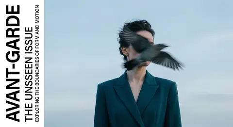 Editorial photography, a woman wearing a structured deep teal blazer standing ag - AI生成图片 2
