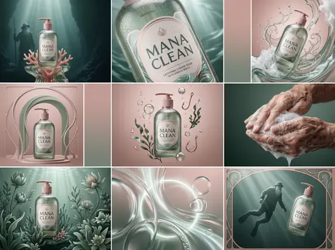 Cuadrícula 3×3, relación 3:4, campaña editorial de lujo con coherencia total ent - AI生成图片 2