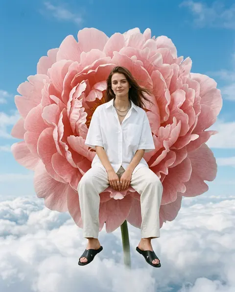 Photorealistic high-fashion editorial image, vertical 4:5. A young adult fashion - AI生成图片 1