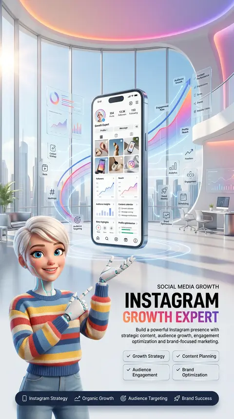 TURN FOLLOWERS INTO CUSTOMERSAspect Ratio: 2:3Create a premium commercial advert - AI生成图片 1