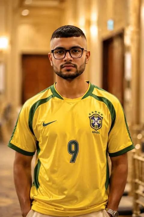 Create image Ultra-realistic DSLR portrait of a young South Asian man standing i - AI生成图片 3