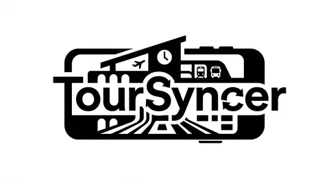 A minimalist logo design where the word “TourSyncer” is transformed into a sleek - AI生成图片 2