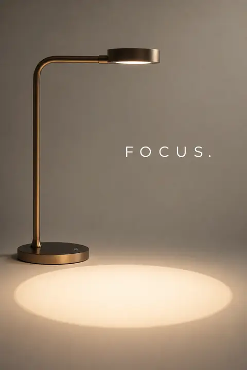 Premium industrial product study.Main Subject: Luxury desk lamp.Creative Directi - AI生成图片 3