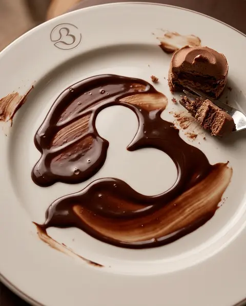Transform the uploaded logo into a realistic dessert scene where the logo silhou - AI生成图片 2