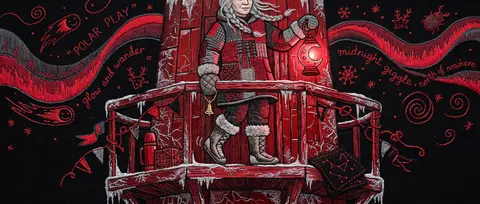 Playful whimsical embroidered textile art of a solitary lighthouse keeper perche - AI生成图片 1