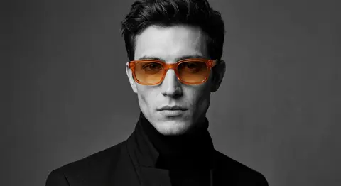 A photorealistic studio editorial close-up portrait of Dorian Vale, a fictional - AI生成图片 2