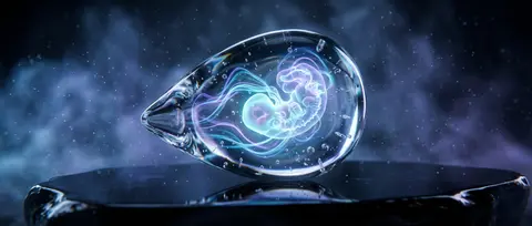 A mysterious alien seed resting on polished black obsidian, crafted entirely fro - AI生成图片 1