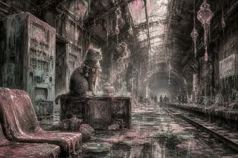 melancholic nostalgic fantasy travel poster, ultra-detailed charcoal sketch with - AI生成图片 1