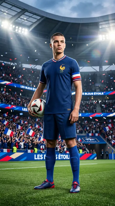 Create a hyper-realistic cinematic full-body portrait of Lucien Moreau, an elite - AI生成图片 1