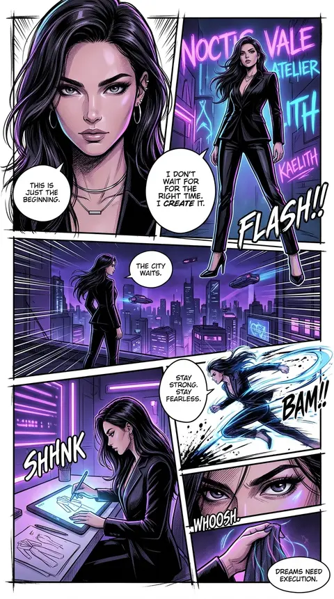 Create a full-page ultra-detailed colored manga illustration inspired by a refer - AI生成图片 2