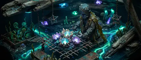 isometric miniature scene of a celestial gardener tending newborn stars in a lig - AI生成图片 1