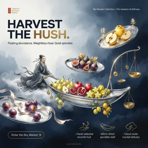 Ultra-luxury vertical campaign poster, 8K cinematic still life in traditional in - AI生成图片 1