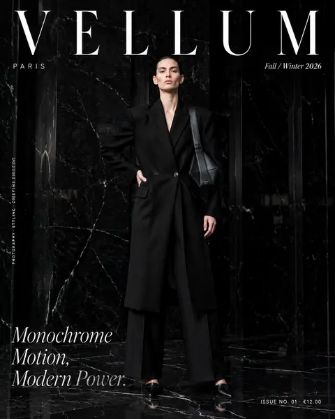 Vellum magazine fashion editorial photograph. Androgynous model in their early 3 - AI生成图片 2