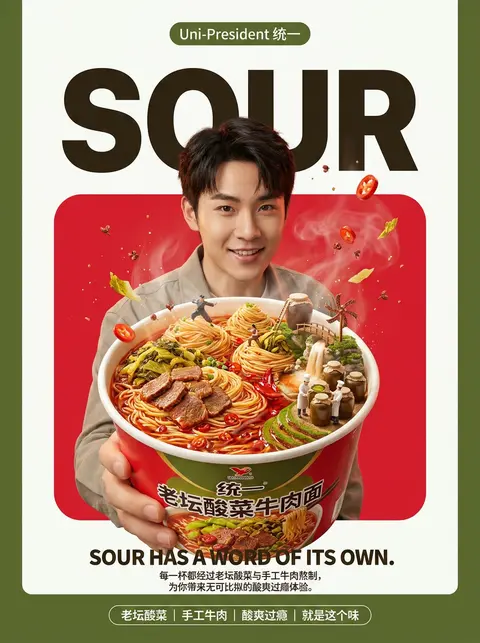 生成一张世界级品牌广告级速食海报，采用大胆商业版式 × 超现实写实主义风格，照片级真实感，奢侈品编辑级视觉叙事，无AI痕迹。竖版构图，适配中国大陆社交媒体，下沉 - AI生成图片 3