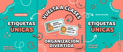 Crear un póster promocional de 3: 2 cuadrado de moda para etiquetas escolares ut - AI生成图片 2
