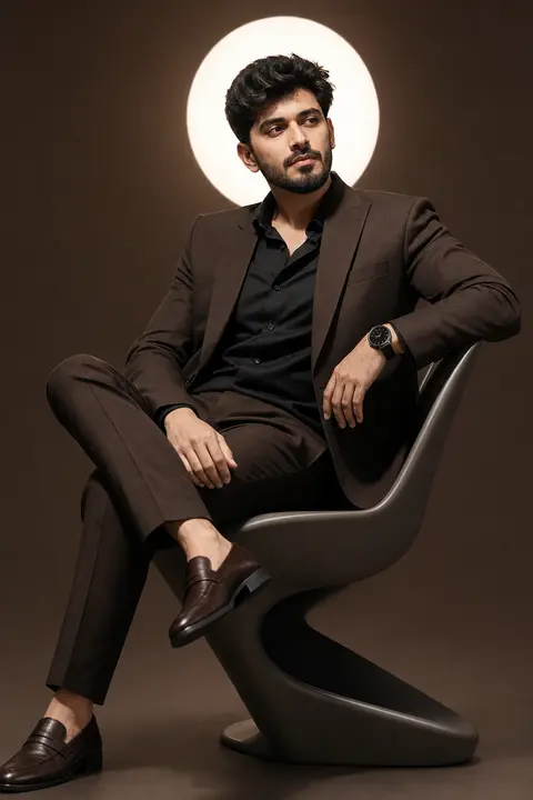Use The Uploaded Reference Photo As The Model For The Face, Hairstyle, And Beard - AI生成图片 1