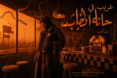 Ultra-realistic cinematic poster of a wandering street musician in a deserted 19 - AI生成图片 1
