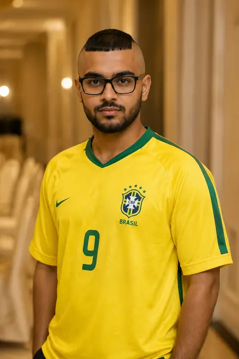 Create image Ultra-realistic DSLR portrait of a young South Asian man standing i - AI生成图片 4