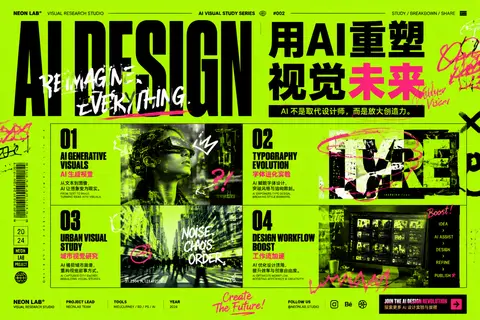 Create a high-impact editorial neon scribble poster in 3:4 vertical format.━━━━━ - AI生成图片 2