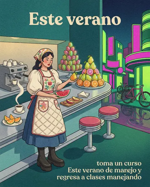 Formato cuadrado para post de Instagram. En un diner retro de los años 50 conver - AI生成图片 1