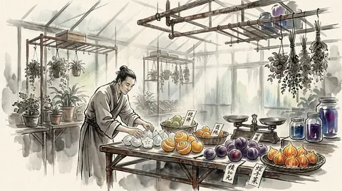 sunlit greenhouse interior curated like a private nocturne, intimate silence sus - AI生成图片 4