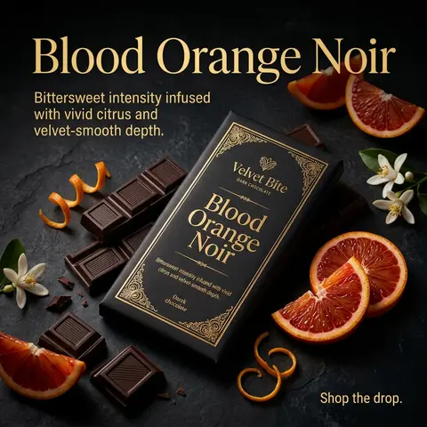Create three realistic square premium product ads for the fictional luxury choco - AI生成图片 3