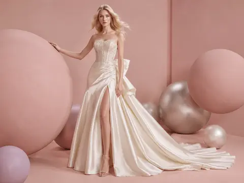 Luxury high-fashion campaign photography, premium luxury label advertisement, fu - AI生成图片 1
