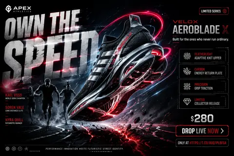 Create a jaw-dropping premium advertising poster in `9:16` vertical format for a - AI生成图片 2