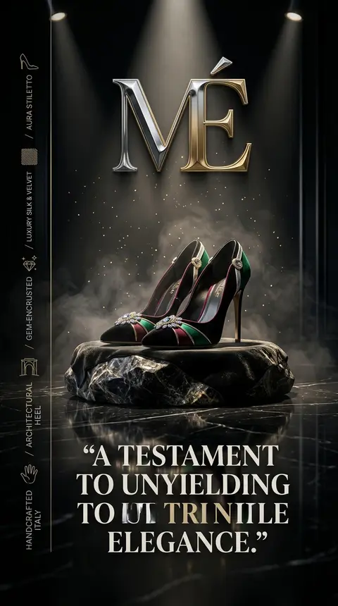 Create an ultra-premium luxury fashion advertisement poster for designer high he - AI生成图片 2