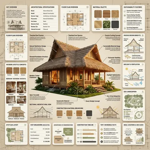Create a premium square reference-style architectural infographic centered on a - AI生成图片 1