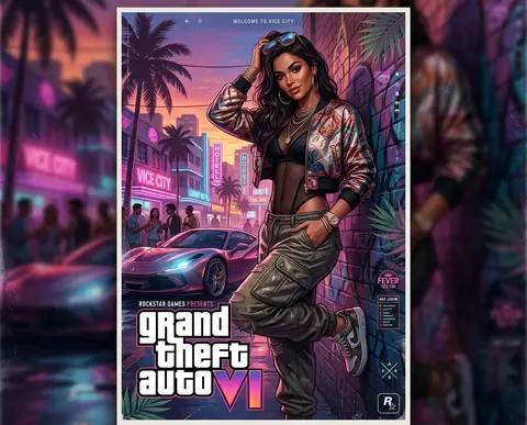 Create a highly detailed 8K portrait poster inspired by the iconic visual style - AI生成图片 2