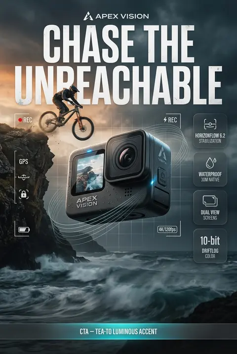 Ultra-high-end commercial product advertisement poster for the Apex Vision Vanta - AI生成图片 2