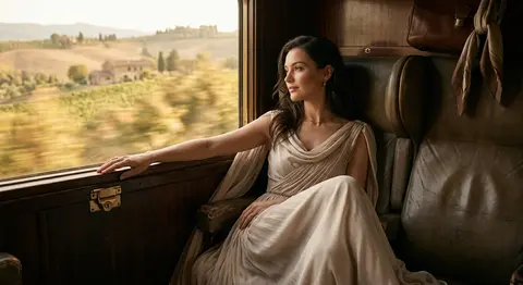Ultra-realistic cinematic fashion photography of Elara Voss, an elegant fictiona - AI生成图片 2