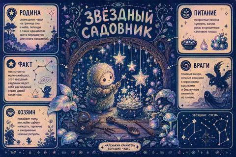Детская инфографика в формате волшебного постера, выполненная как ризограф в дву - AI生成图片 1