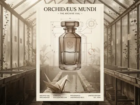 An ultra-luxury fragrance campaign poster for a fictional scent relic, centered - AI生成图片 3