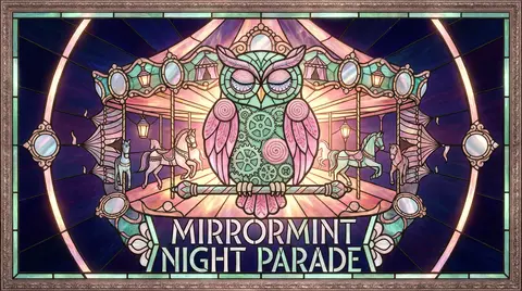 A joyful stained-glass mosaic poster featuring an intricate clockwork owl as the - AI生成图片 2