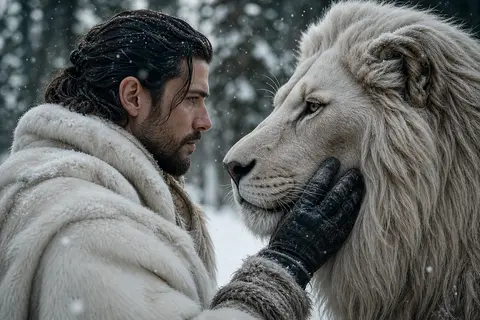 A cinematic ultra-realistic portrait of Alaric Voss standing face-to-face with a - AI生成图片 2