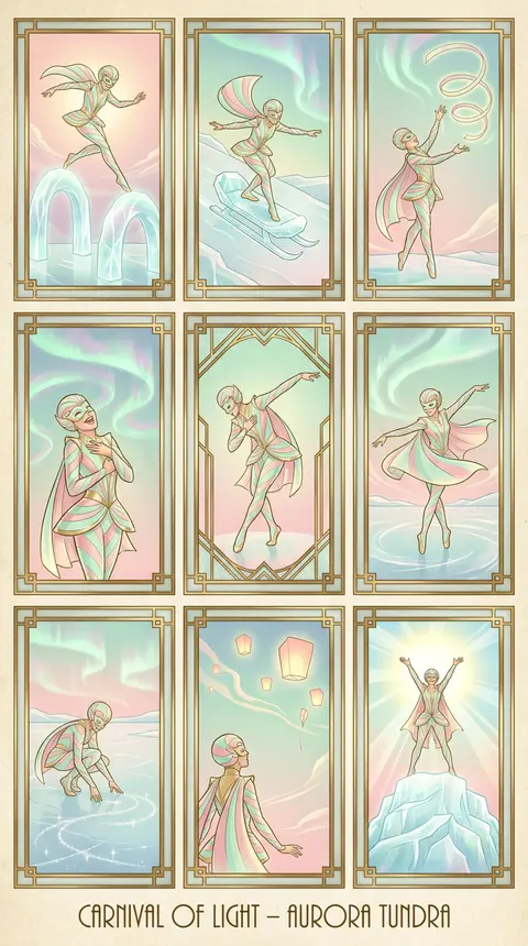 3x3 storyboard contact sheet, nine-panel continuous visual narrative of a masked - AI生成图片 1
