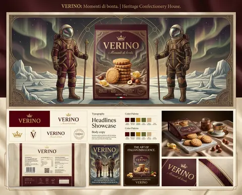 Ultra-premium brand identity and packaging presentation for a fictional heritage - AI生成图片 3