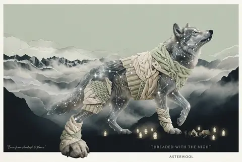 Monumental surrealist photo-collage poster for fictional luxury alpine atelier “ - AI生成图片 3