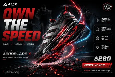 Create a jaw-dropping premium advertising poster in `9:16` vertical format for a - AI生成图片 1
