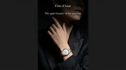 Create an ultra-premium vertical luxury watch advertising poster for Côte d’Azur - AI生成图片 2